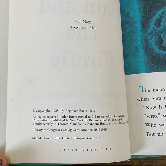 Vintage Sam and the Firefly Book by P.D. Eastman - Picture 15 of 15
